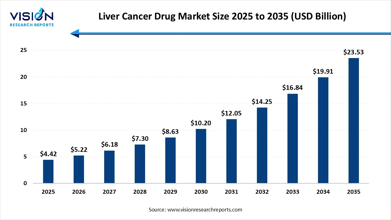Liver Cancer Drug Market Size 2025 to 2035